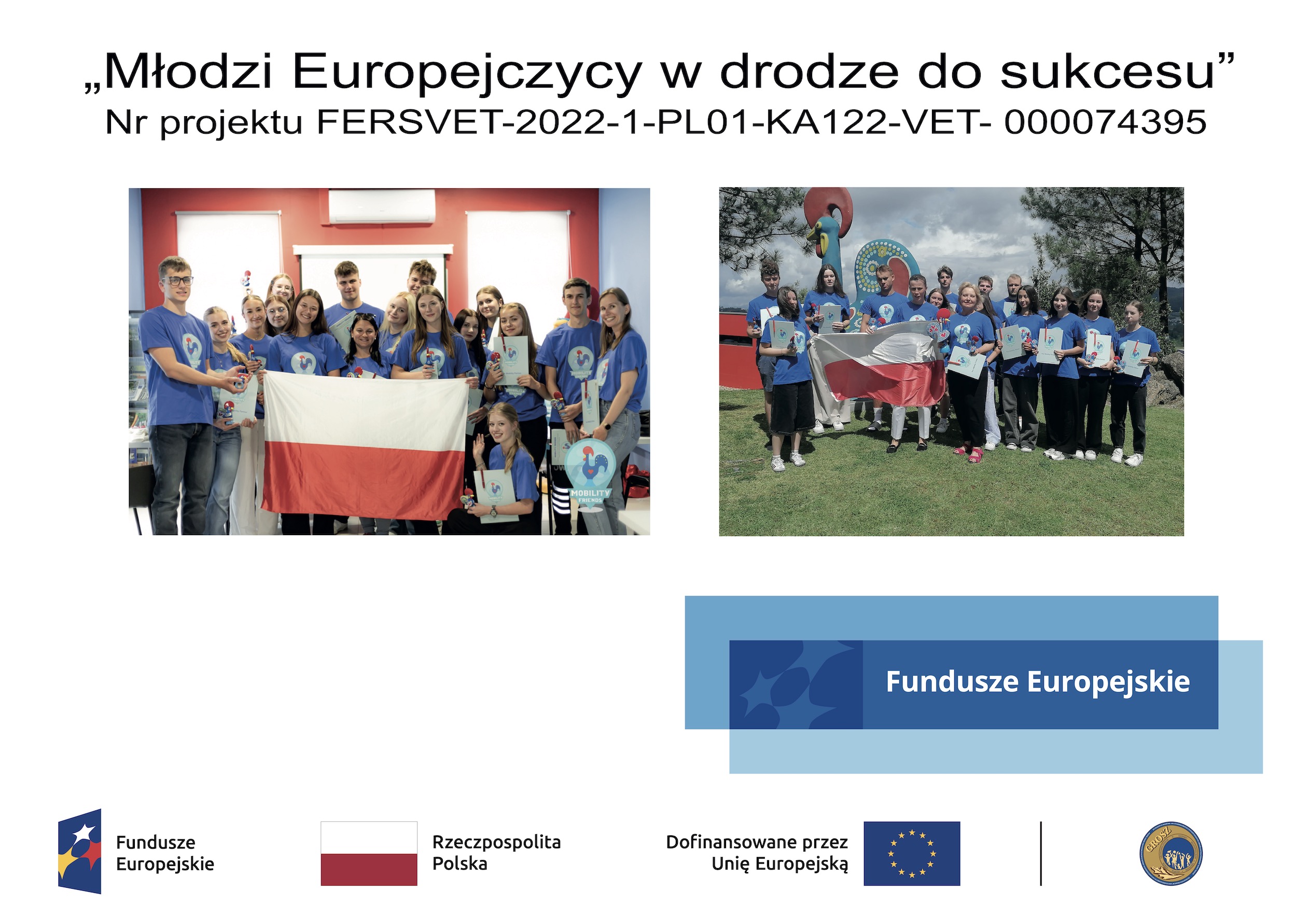 Uroczyste podsumowanie projektu „Młodzi Europejczycy w drodze do sukcesu”