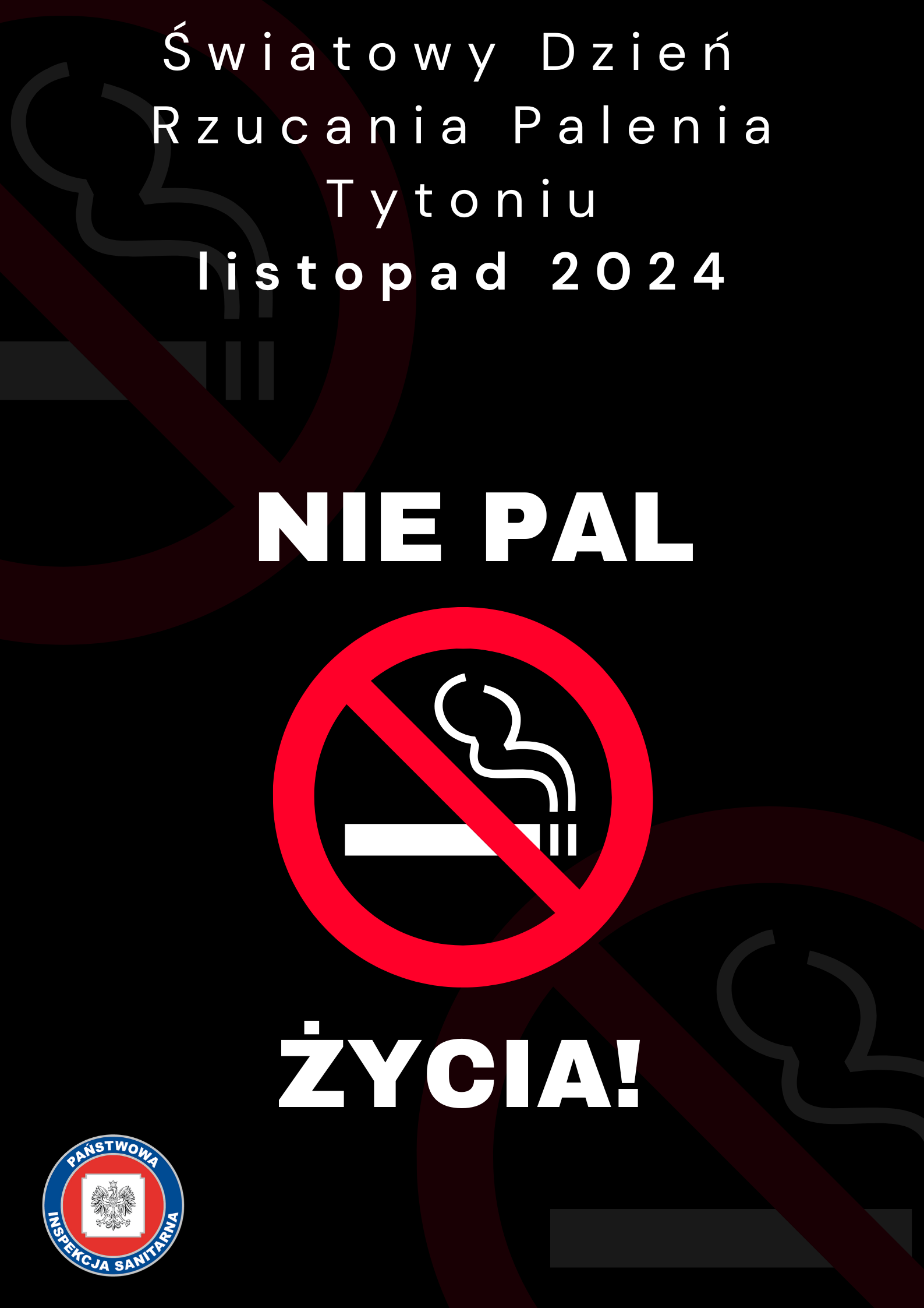 Światowy dzień Rzucania Palenia 21 listopada 2024 r.