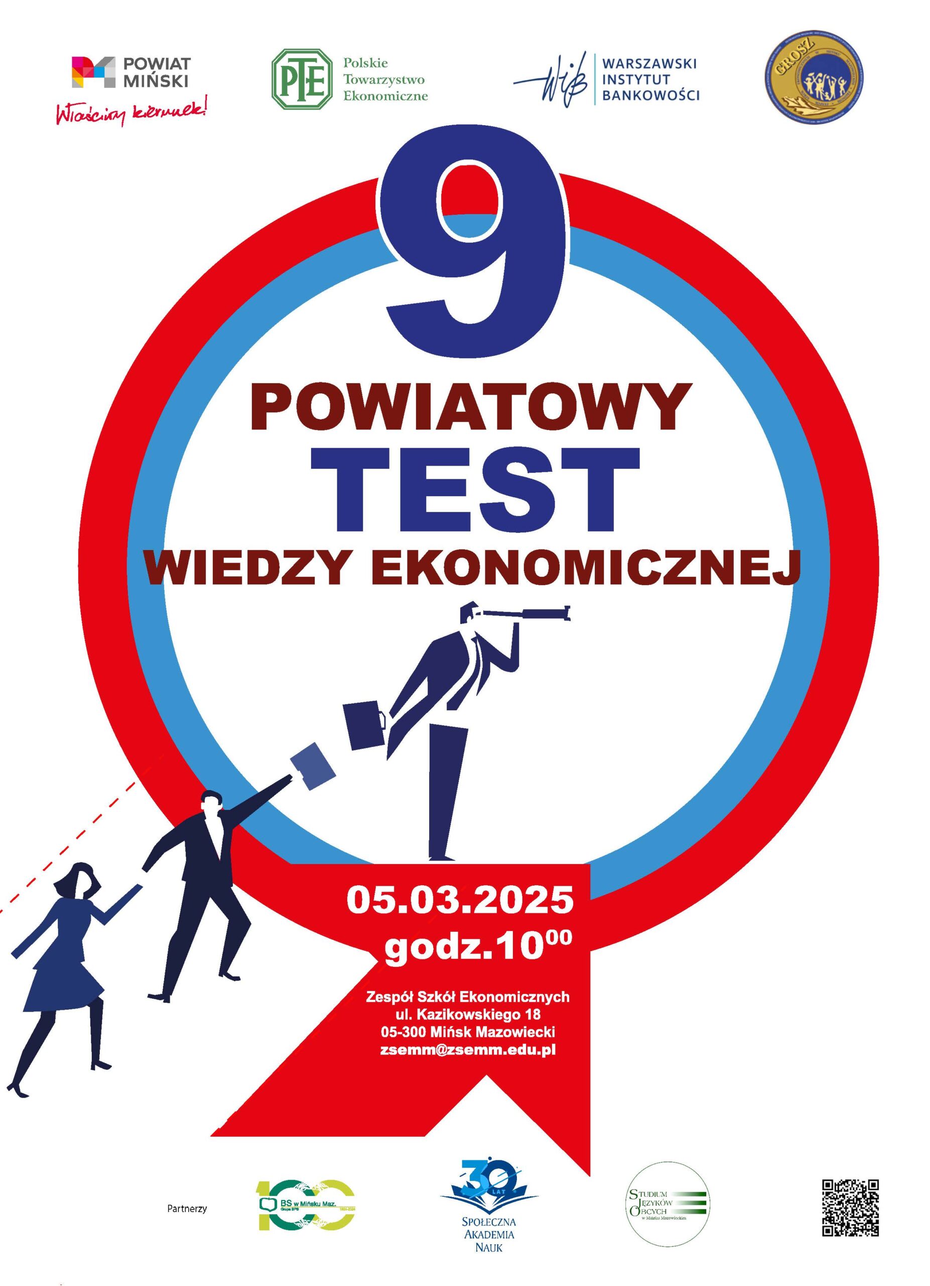 IX Powiatowy Test Wiedzy Ekonomicznej – regulamin