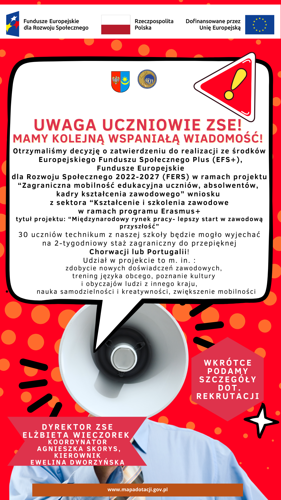 Międzynarodowy rynek pracy – lepszy start w zawodową przyszłość. Kolejny projekt!