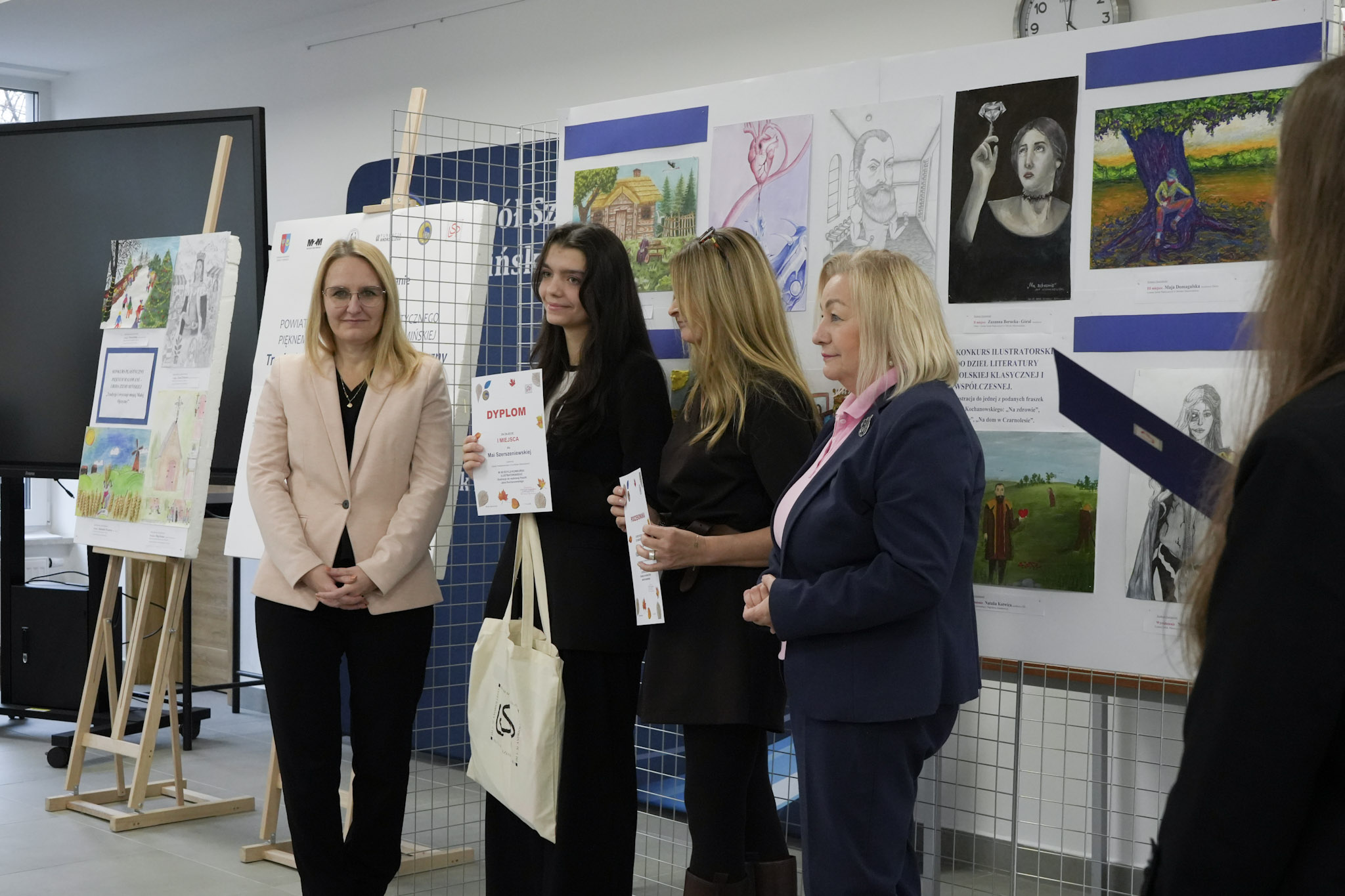 Podsumowanie konkursów organizowanych przez Liceum Sztuk Plastycznych w Mińsku Mazowieckim