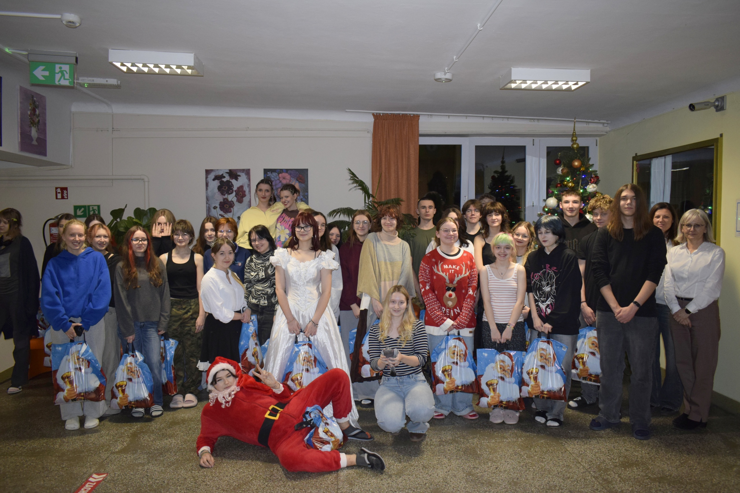 Mikołaj nie zapomniał o mieszkańcach internatu