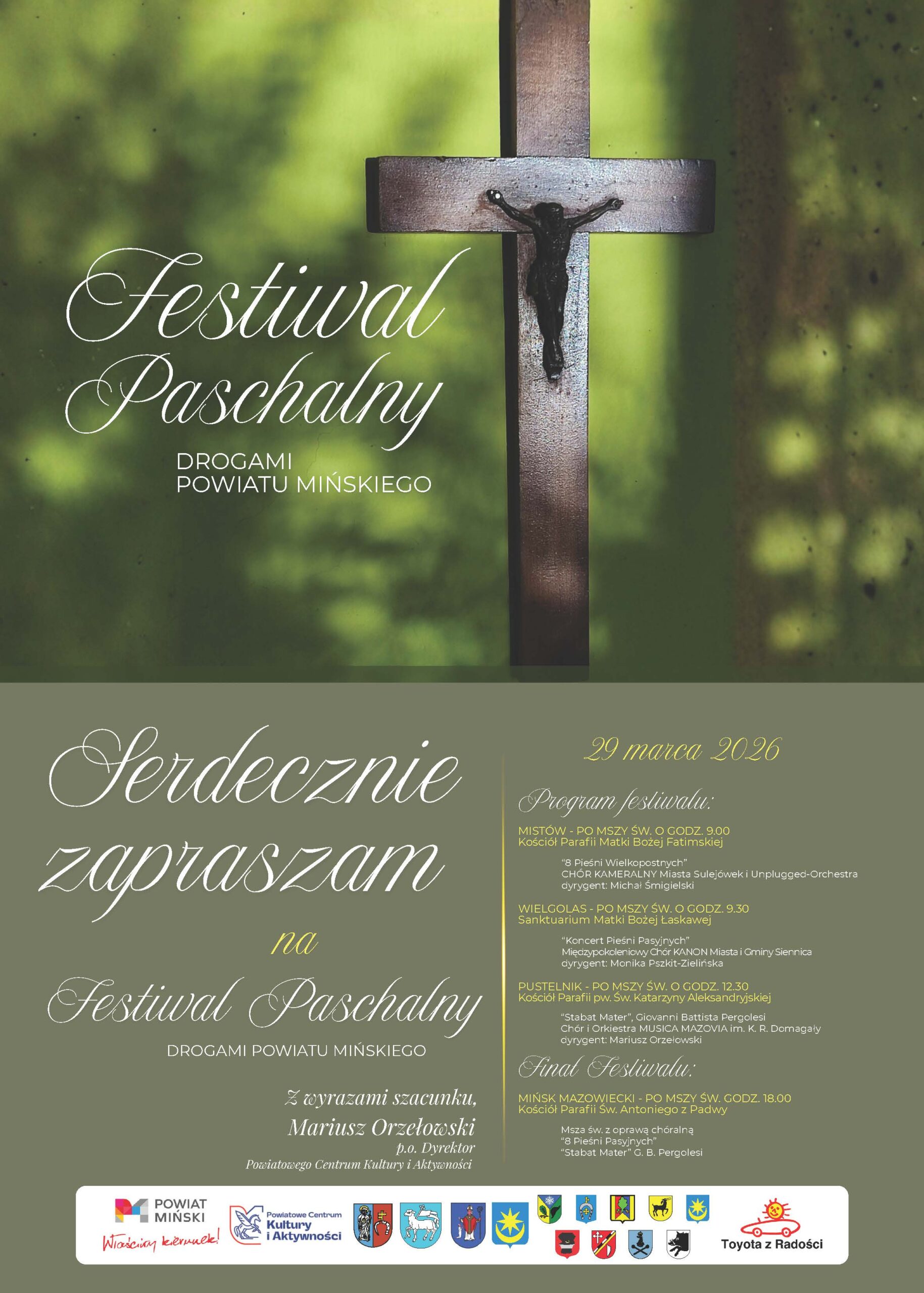 Zaproszenie na Festiwal Paschalny- PCKiA