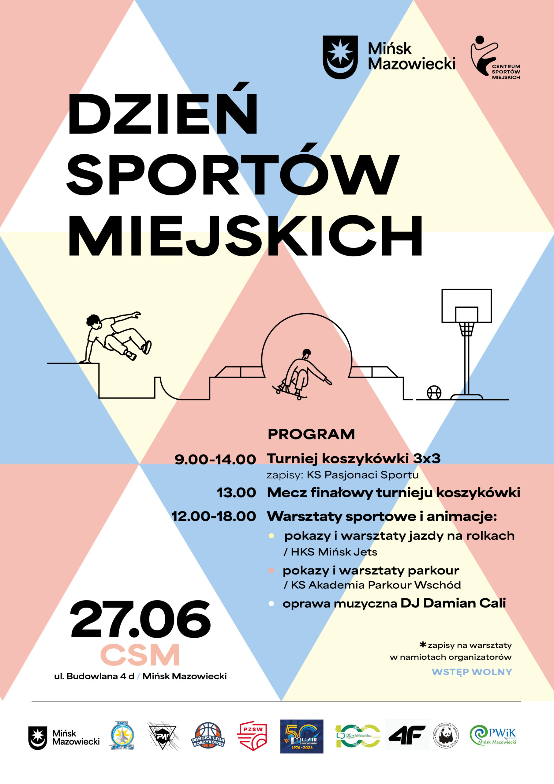 Dzień Sportów Miejskich 27 czerwca!