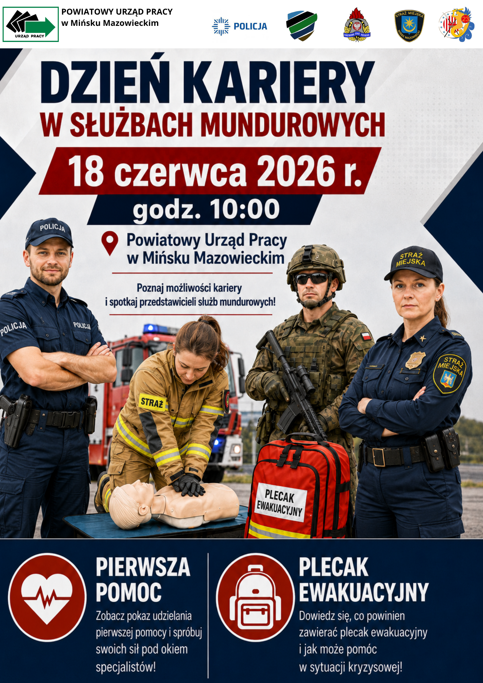 Dzień Kariery w Służbach Mundurowych – zapraszamy!